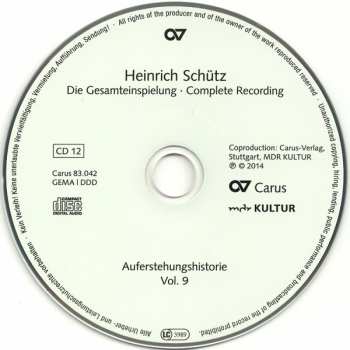 8CD/Zestaw pudełkowy Heinrich Schütz: Die Gesamteinspielung, Box II