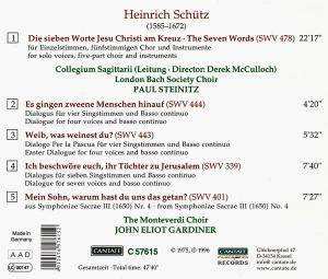 CD John Eliot Gardiner: Die Sieben Worte Jesu Christi Am Kreuz/Vier Dialoge