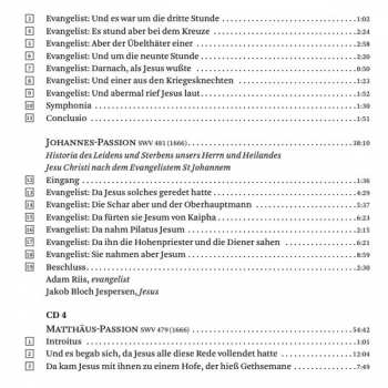4CD/Zestaw pudełkowy Heinrich Schütz: The Complete Narrative Works 
