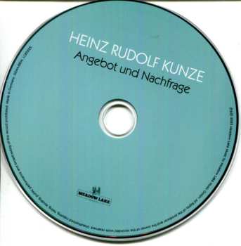 CD Heinz Rudolf Kunze: Angebot Und Nachfrage