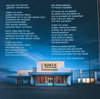 CD Heinz Rudolf Kunze: Angebot Und Nachfrage
