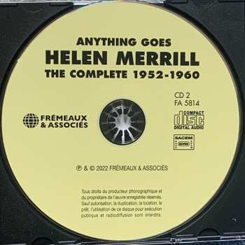 4CD/Zestaw pudełkowy Helen Merrill: Anything Goes (The Complete 1952-1960)