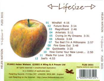 CD Helen Watson: ◁—Lifesize—▷