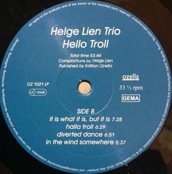 LP Helge Lien Trio: Hello Troll