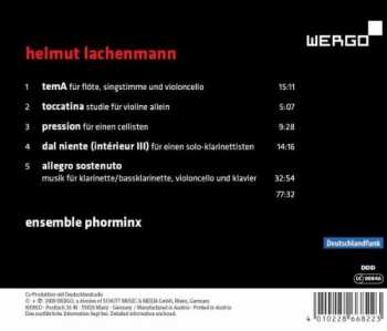 CD Helmut Lachenmann: Dal Niente... (Kammermusik)