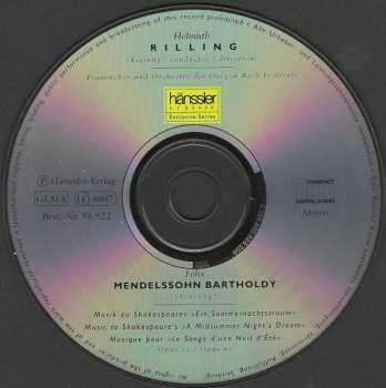 CD Felix Mendelssohn-Bartholdy: Ein Sommernachtstraum Opus 21 / Opus 61