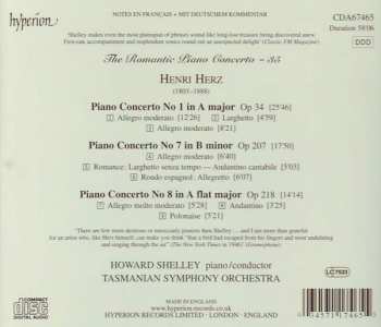 CD Howard Shelley: Piano Concerto No 1, Op 34 / Piano Concerto No 7, Op 207 / Piano Concerto No 8, Op 218