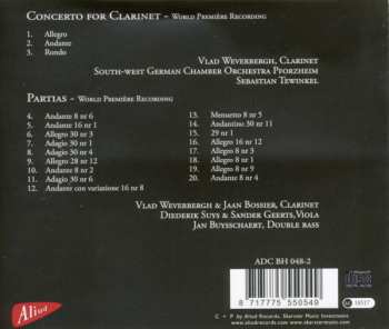 CD Vlad Weverbergh: Concerto For Clarinet & Partias
