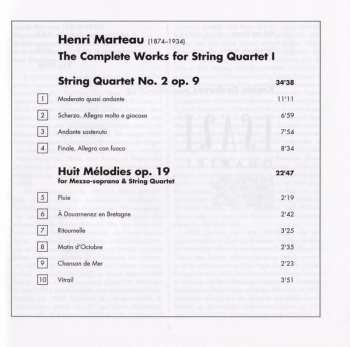 CD Karine Deshayes: Complete Works For String Quartet I