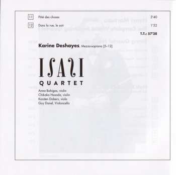 CD Karine Deshayes: Complete Works For String Quartet I
