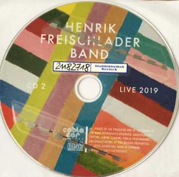 2CD Henrik Freischlader Band: Live 2019