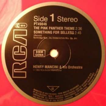 LP Henry Mancini And His Orchestra: The Pink Panther Theme CLR