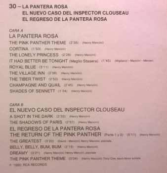 LP Henry Mancini: Banda Sonora Original De Las Películas: La Pantera Rosa / El Nuevo Caso Del Inspector Clouseau / El Regreso De La Pantera Rosa