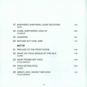 2CD Henry Purcell: King Arthur