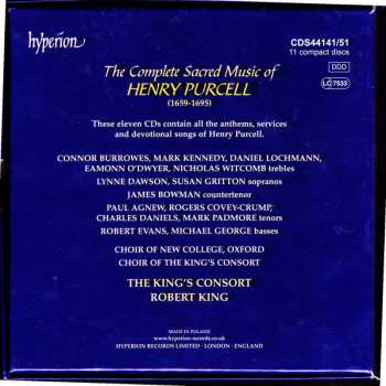 11CD/Zestaw pudełkowy Henry Purcell: The Complete Sacred Music Of Henry Purcell