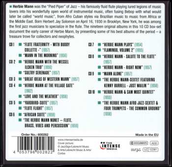 10CD/Zestaw pudełkowy Herbie Mann: Milestones Of A Legend - The Best 1954-1962