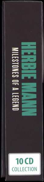 10CD/Zestaw pudełkowy Herbie Mann: Milestones Of A Legend - The Best 1954-1962