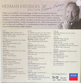 15CD/Zestaw pudełkowy Herman Krebbers: Edition