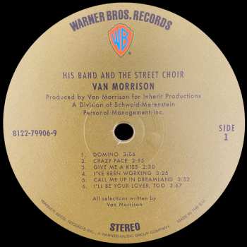 LP Van Morrison: His Band And The Street Choir