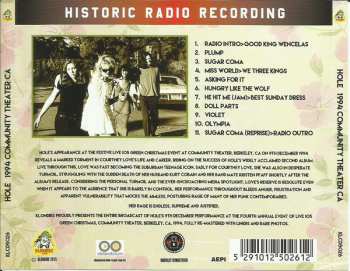 CD Hole: Live Through This Is Radio Hole 9th December 1994