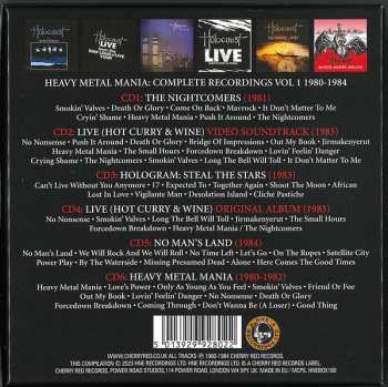 6CD/Zestaw pudełkowy Holocaust: Heavy Metal Mania (Complete Recordings Vol.1 1980-1984)