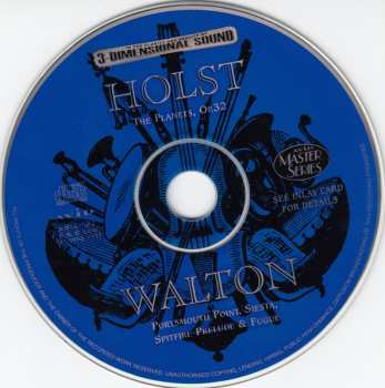 CD Gustav Holst: The Planets, Op. 32 / Portsmouth Point - Overture / Siesta / Spitfire Prelude And Fugue