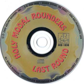 CD The Holy Modal Rounders: Last Round