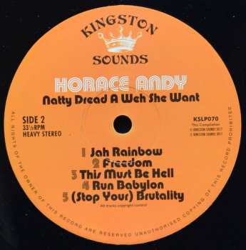 LP Horace Andy: Natty Dread A Weh She Want