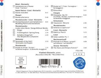 CD Vladimir Horowitz: Encores