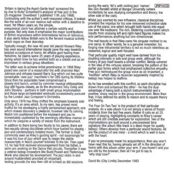 CD Howard Riley: For Four On Two Two