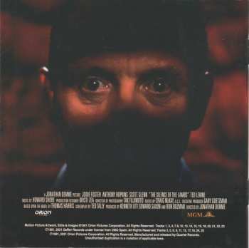CD Howard Shore: The Silence Of The Lambs (Expanded Original MGM Motion Picture Soundtrack)