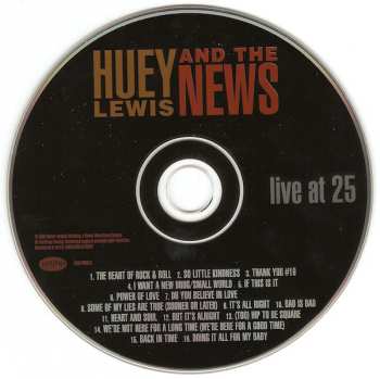 CD Huey Lewis & The News: Live At 25