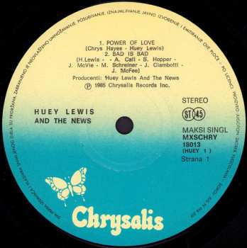 LP Huey Lewis & The News: The Power Of Love