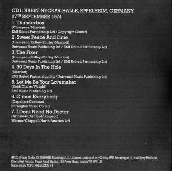 4CD/Zestaw pudełkowy Humble Pie: Tourin' The Official Bootleg Box Set Vol.4