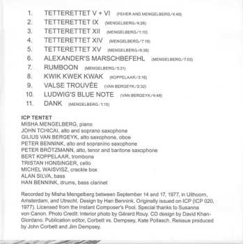 CD ICP Tentet: Tetterettet 