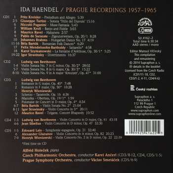 5CD/Zestaw pudełkowy Ida Haendel: Prague Recordings 1957-1965