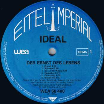 LP Ideal: Der Ernst Des Lebens