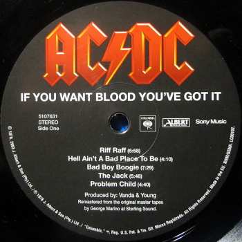 LP AC/DC: If You Want Blood You've Got It