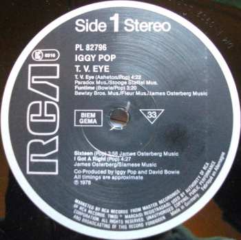 LP Iggy Pop: TV Eye 1977 Live