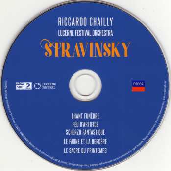 CD Igor Stravinsky: Chant Funèbre (World Premiere Recording) / Le Sacre Du Printemps