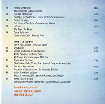 CD Igor Stravinsky: Chant Funèbre (World Premiere Recording) / Le Sacre Du Printemps