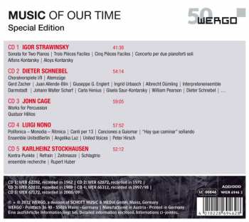 5CD/Zestaw pudełkowy Igor Stravinsky: WERGO - 50 Years (Since 1962)