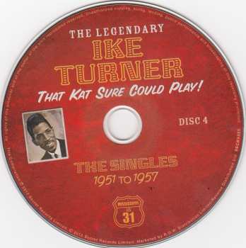 4CD/Zestaw pudełkowy Ike Turner: That Kat Sure Could Play! The Singles 1951 To 1957