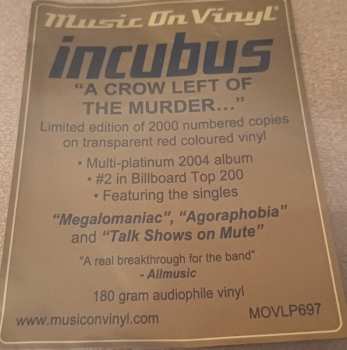 2LP Incubus: A Crow Left Of The Murder... CLR | LTD | NUM