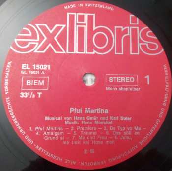 LP Ines Torelli: Pfui Martina