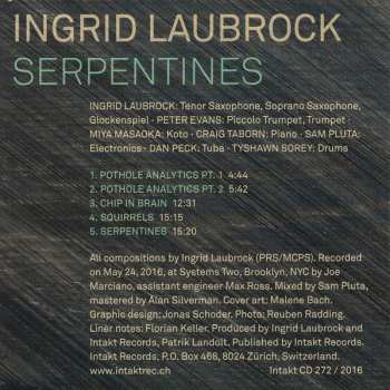 CD Ingrid Laubrock: Serpentines