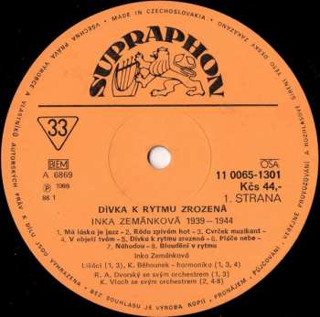 LP Inka Zemánková: Dívka K Rytmu Zrozená (1939▪1944)