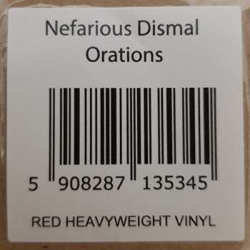 LP Inquisition: Nefarious Dismal Orations LTD | NUM | CLR