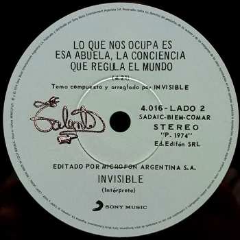 LP/SP Invisible: Invisible