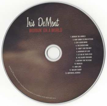 CD Iris DeMent: Workin' On A World
